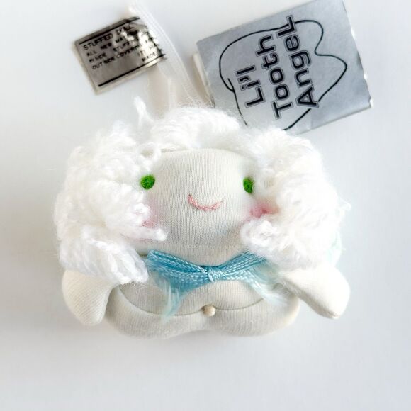 NWT Vintage 70s Softoys Lil Tooth Angel Fairy Pillow Stuffed Plush Toy 1978 - Picture 1 of 9